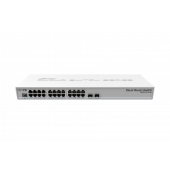 MikroTik Cloud Router Switch CRS 326-24G-2S+RM  (24x 1Gb ports and 2x 10GB SFP+) 