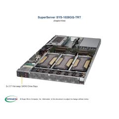 Supermicro 1U 1028GQ-TRT - 4x GPU PCIe Server